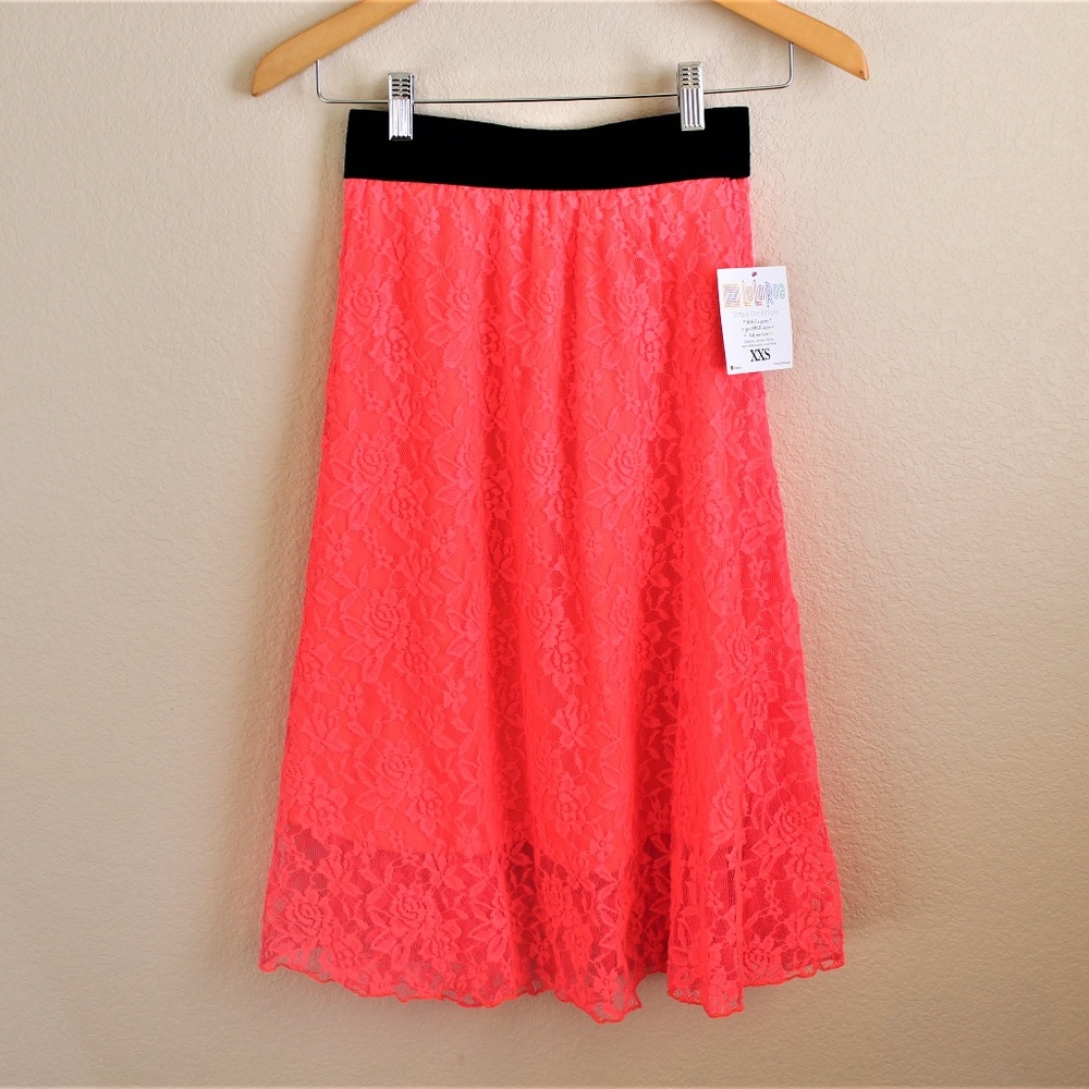 LuLaRoe Lace Lola Skirt